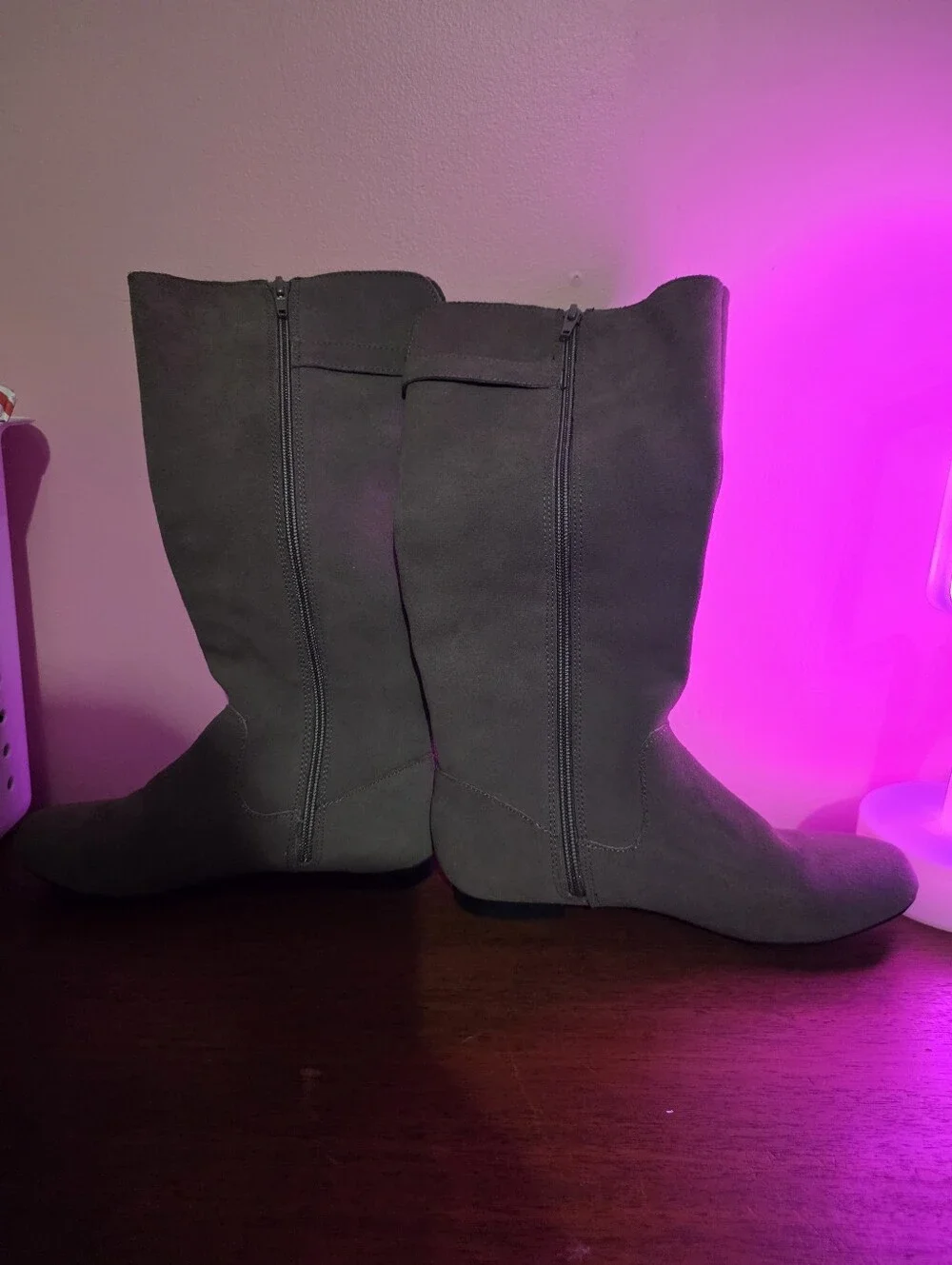 Style & Co. Purple Over-the-Knee Suede Boots
